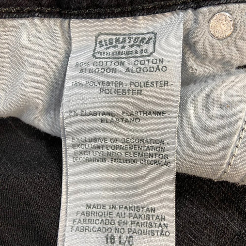 Levi's ladies skinny jeans black in size 16 L - Picture 6 of 6